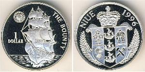 1 Dólar Niue Plata 
