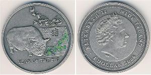 1 Dólar Niue Plata 