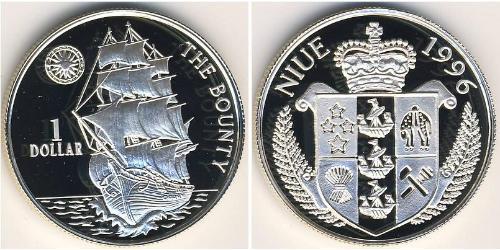 1 Dólar Niue Plata 