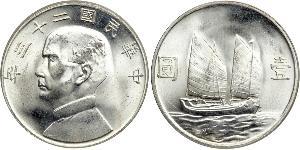 1 Dólar República Popular China Plata 