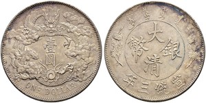 1 Dólar República Popular China Plata 