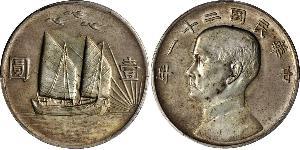 1 Dólar República Popular China Plata 