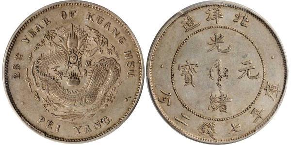 1 Dólar República Popular China Plata 