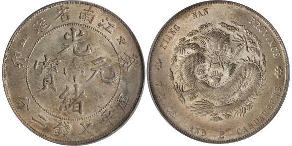 1 Dólar República Popular China Plata 