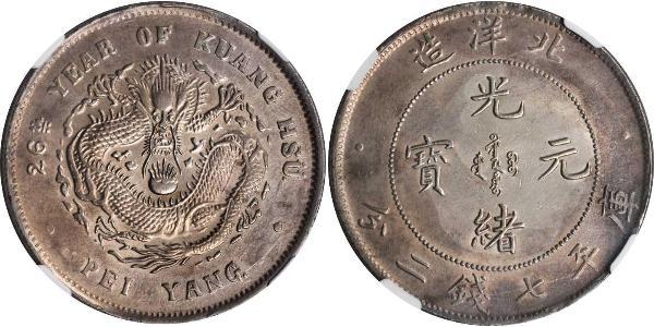 1 Dólar República Popular China Plata 