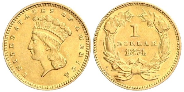 1 Dólar Estados Unidos de América (1776 - )  