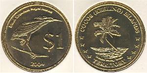 1 Dólar Islas Cocos  