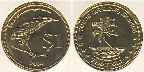 1 Dólar Islas Cocos  