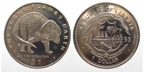 1 Dólar Liberia  