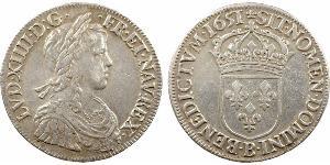 1 Ecu France Argent Louis XIV de France (1638-1715)