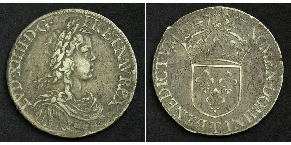 1 Ecu France Argent Louis XIV de France (1638-1715)