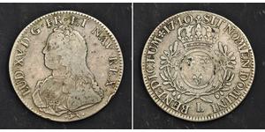 1 Ecu Kingdom of France (843-1791) Argent Louis XVI de France (1754 - 1793)