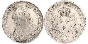 1 Ecu Kingdom of France (843-1791) Argent Louis XVI de France (1754 - 1793)