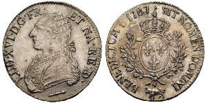 1 Ecu Kingdom of France (843-1791) Argent Louis XVI de France (1754 - 1793)