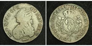 1 Ecu Kingdom of France (843-1791) Argent Louis XVI de France (1754 - 1793)