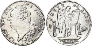 1 Ecu Kingdom of France (843-1791) Argent Louis XVI de France (1754 - 1793)