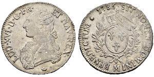 1 Ecu Kingdom of France (843-1791) Argent Louis XVI de France (1754 - 1793)