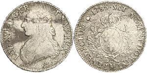 1 Ecu Kingdom of France (843-1791) Argent Louis XVI de France (1754 - 1793)