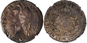 1 Ecu Francia medioevale (843-1791) Argento Luigi XV di Francia (1710-1774)