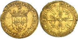 1 Ecu Kingdom of France (843-1791) Gold Francis I of France (1494 - 1547)