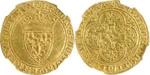 1 Ecu Kingdom of France (843-1791) Gold Charles VI of France (1368-1422)