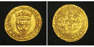 1 Ecu Kingdom of France (843-1791) Gold Karl VI (1368-1422)