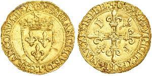 1 Ecu Kingdom of France (843-1791) Gold Francis I of France (1494 - 1547)