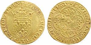 1 Ecu Kingdom of France (843-1791) Gold Karl VI (1368-1422)