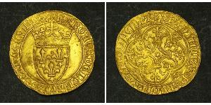 1 Ecu Kingdom of France (843-1791) Gold Karl VI (1368-1422)