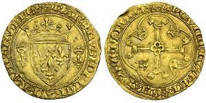 1 Ecu Kingdom of France (843-1791) Gold Charles VII of France (1403 - 1461)