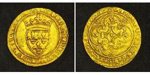 1 Ecu Kingdom of France (843-1791) Gold Charles VI of France (1368-1422)