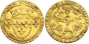 1 Ecu Kingdom of France (843-1791) Gold Charles VII of France (1403 - 1461)