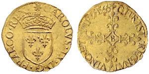 1 Ecu Kingdom of France (843-1791) Gold Charles IX of France (1550 -1574)