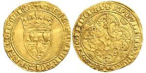 1 Ecu Kingdom of France (843-1791) Gold Karl VI (1368-1422)