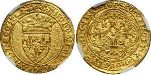 1 Ecu Kingdom of France (843-1791) Gold Karl VI (1368-1422)