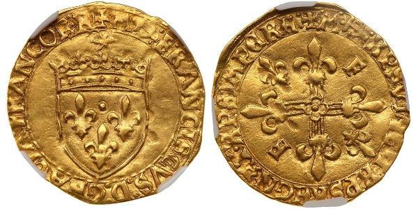 1 Ecu Kingdom of France (843-1791) Gold Francis I of France (1494 - 1547)