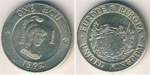 1 Ecu Vereinigtes Königreich Kupfer/Nickel 