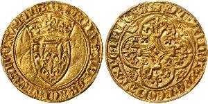 1 Ecu Kingdom of France (843-1791) Or Charles VI de France (1368-1422)