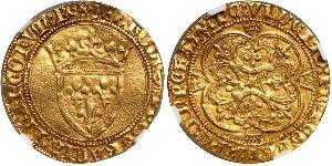 1 Ecu Kingdom of France (843-1791) Or Charles VI de France (1368-1422)