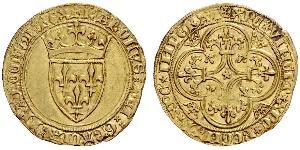 1 Ecu Kingdom of France (843-1791) Or Charles VI de France (1368-1422)