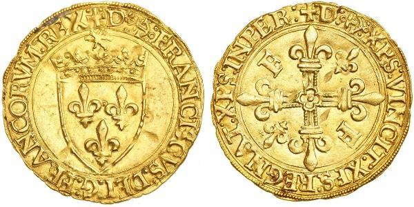 1 Ecu Kingdom of France (843-1791) Or François Ier de France (1494 - 1547)