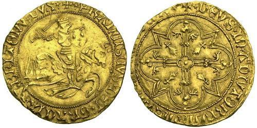 1 Ecu Reino de Francia (843-1791) Oro Francis II, Duke of Brittany (1433 – 1488)