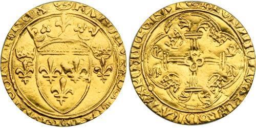 1 Ecu Reino de Francia (843-1791) Oro Carlos VII de Francia (1403 - 1461)