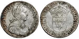 1 Ecu Frankreich Silber Ludwig XIV (1638-1715)