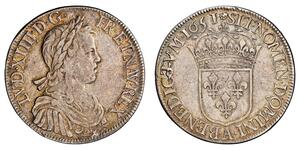 1 Ecu Frankreich Silber Ludwig XIV (1638-1715)