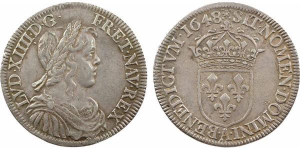 1 Ecu Frankreich Silber Ludwig XIV (1638-1715)