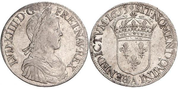 1 Ecu Frankreich Silber Ludwig XIV (1638-1715)