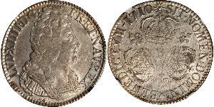 1 Ecu Kingdom of France (843-1791) Silber Ludwig XIV (1638-1715)