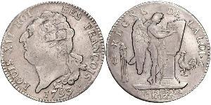 1 Ecu Kingdom of France (843-1791) Silber Ludwig XVI (1754 - 1793)