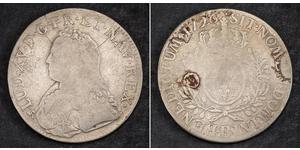 1 Ecu Kingdom of France (843-1791) Silber Ludwig XV (1710-1774)
